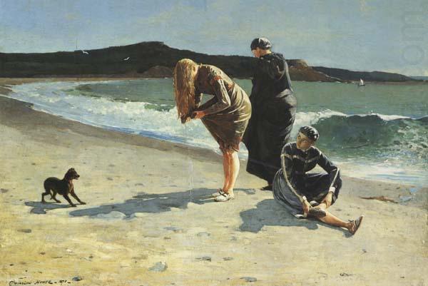 Eaglehead,Manchester,Massachusetts (High Tide:The Bathers) (mk44), Winslow Homer